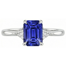 Afbeelding in Gallery-weergave laden, echte diamant 3.50karaat ring zijaanzicht