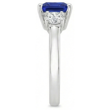 Afbeelding in Gallery-weergave laden, Natuurlijke Saffier Ring 6ct - Witgoud 14K