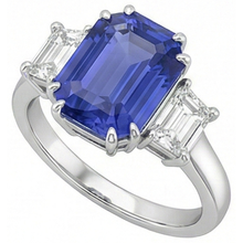 Afbeelding in Gallery-weergave laden, echte diamant 3karaat ring close-up detail
