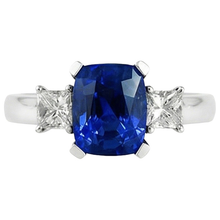Afbeelding in Gallery-weergave laden, echte diamant 4.01karaat ring zijaanzicht