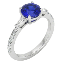 Afbeelding in Gallery-weergave laden, Natuurlijke Saffier Ring 5ct - Witgoud 14K