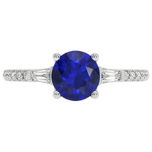 Afbeelding in Gallery-weergave laden, Natuurlijke Saffier Ring 5ct - Witgoud 14K