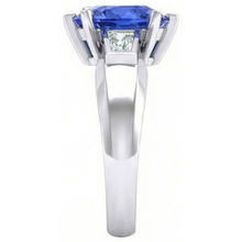 Afbeelding in Gallery-weergave laden, echte baguette diamant 2.75karaat ring bovenaanzicht