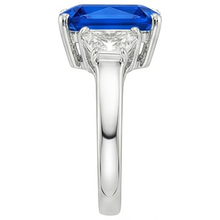 Afbeelding in Gallery-weergave laden, echte diamant 4karaat ring profielweergave
