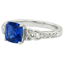 Afbeelding in Gallery-weergave laden, echte round diamant 2.50karaat ring bovenaanzicht