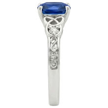 Afbeelding in Gallery-weergave laden, echte round diamant 2.50karaat ring op wit