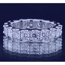 Afbeelding in Gallery-weergave laden, 3.60 Karaat Ronde Echt Diamanten Eeuwigheid Band Wit Goud 14K
