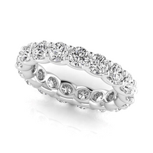 Afbeelding in Gallery-weergave laden, Diamant Eternity Band – zijaanzicht