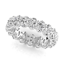 Afbeelding in Gallery-weergave laden, Schitterend Briljant Eternity Band 3,80 karaat – zijaanzicht