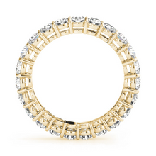 Afbeelding in Gallery-weergave laden, Rond Briljant Fijne Diamant ring in 14K Geelgoud – vooraanzicht