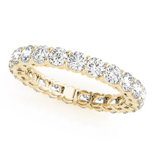 Afbeelding in Gallery-weergave laden, Rond Briljant Fijne Diamant ring in 14K Geelgoud – hoofdaanzicht