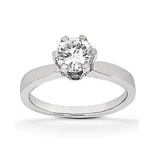 Afbeelding in Gallery-weergave laden, 3 Ct. Echt Diamanten Solitaire Verlovingsring Witgoud