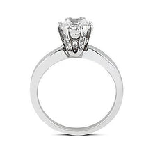 Afbeelding in Gallery-weergave laden, 3 Ct. Echt Diamanten Solitaire Verlovingsring Witgoud