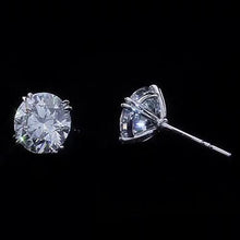 Afbeelding in Gallery-weergave laden, 3 Ct Solitaire Ronde Geslepen Echt Diamanten Oorknopjes Witgoud Dames