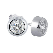 Afbeelding in Gallery-weergave laden, 3 Karaat Echt Diamanten Oorknopjes Wit Goud 14K