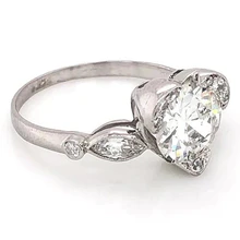 Afbeelding in Gallery-weergave laden, 3 Karaat Hart Echt Diamanten Ring