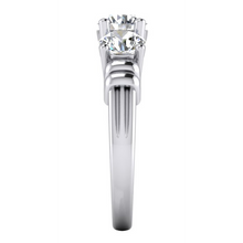 Afbeelding in Gallery-weergave laden, 3 Steen Diamante Ring Echt