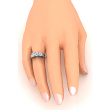 Afbeelding in Gallery-weergave laden, 3 Steen Diamante Ring Echt