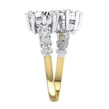 Afbeelding in Gallery-weergave laden, echte round diamant 3.30karaat ring close-up detail