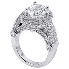 Afbeelding in Gallery-weergave laden, 3,50 Karaat Diamanten Verlovingsring Luxe Antiek Wit Goud 14K