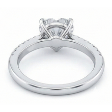 Afbeelding in Gallery-weergave laden, 3.50 Karaat Hart & Rond uit de aarde gewonnen Diamanten Trouwring Sieraden Nieuw