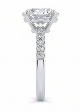 Afbeelding in Gallery-weergave laden, 3.50 Karaat Hart & Rond uit de aarde gewonnen Diamanten Trouwring Sieraden Nieuw
