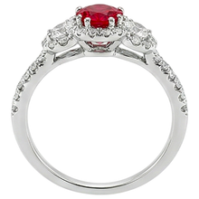 Afbeelding in Gallery-weergave laden, Natuurlijke Robijn Ring 3.50ct - Witgoud 14K