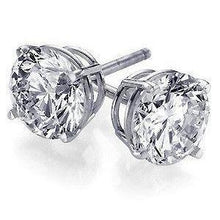 Afbeelding in Gallery-weergave laden, GIA-gecertificeerd Natuurlijke Diamanten Oorbellen 3.65ct - Witgoud 14K