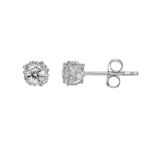 Afbeelding in Gallery-weergave laden, GIA-gecertificeerd Echte 3,60 Ct Ronde Briljant Geslepen Sprankelende Echt Diamanten Dame Oorknopjes