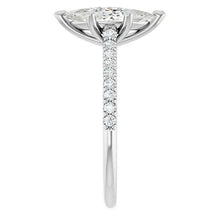 Afbeelding in Gallery-weergave laden, 3 Ct Marquise En Ronde Prachtige Echt Diamanten Verlovingsring