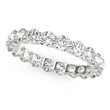 Afbeelding in Gallery-weergave laden, Eternity Band 14K Witgoud met Fijne Diamant – hoofdaanzicht