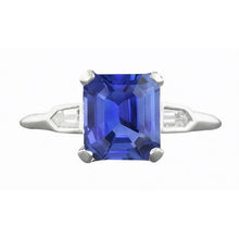 Afbeelding in Gallery-weergave laden, echte emerald smaragd 3karaat ring vooraanzicht