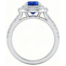 Afbeelding in Gallery-weergave laden, echte round diamant 4.25karaat ring profielweergave