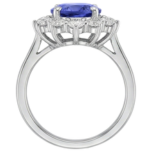 Afbeelding in Gallery-weergave laden, 4.35 Ct Tanzaniet Met Diamanten Ring Nieuw Wit Goud 14K