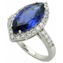 Afbeelding in Gallery-weergave laden, 4 Karaat Saffier Ring