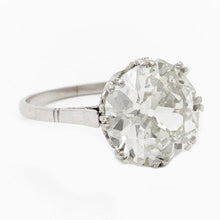 Afbeelding in Gallery-weergave laden, 4 ct Grote Ronde Oude Mijn Geslepen Diamanten Trouw Ring Wit Goud 14K