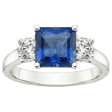 Afbeelding in Gallery-weergave laden, echte round diamant 4karaat ring close-up detail