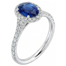 Afbeelding in Gallery-weergave laden, echte round diamant 2.75karaat ring bovenaanzicht