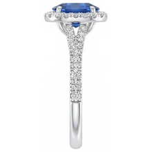 Afbeelding in Gallery-weergave laden, echte round diamant 2.75karaat ring profielweergave