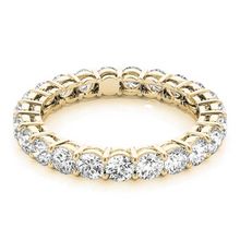 Afbeelding in Gallery-weergave laden, Diamant Eternity Band – zijaanzicht