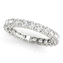 Afbeelding in Gallery-weergave laden, Briljant Eternity Band 4,5 karaat 14K Witgoud – hoofdaanzicht