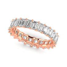 Afbeelding in Gallery-weergave laden, Handgemaakt Eternity Band 0,20 karaat – zijaanzicht