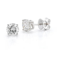 Afbeelding in Gallery-weergave laden, GIA-gecertificeerd Natuurlijke Diamanten Oorbellen 4.64ct - Witgoud 14K