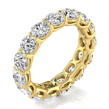 Afbeelding in Gallery-weergave laden, Eternity Band 14K Geelgoud met Briljant – vooraanzicht
