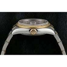 Afbeelding in Gallery-weergave laden, snel ingesteld Rolex-horloge oesterband Geen gaten Datumjust Rolex tweekleurige snel ingesteld