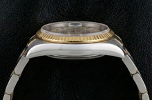 Afbeelding in Gallery-weergave laden, snel ingesteld Rolex-horloge oesterband Geen gaten Datumjust Rolex tweekleurige snel ingesteld