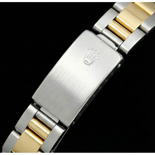 Afbeelding in Gallery-weergave laden, snel ingesteld Rolex-horloge oesterband Geen gaten Datumjust Rolex tweekleurige snel ingesteld