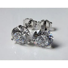 Afbeelding in Gallery-weergave laden, 4 Ct Echt Diamanten Oorbellen