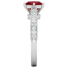 Afbeelding in Gallery-weergave laden, echte princess robijn 4.35karaat ring op wit