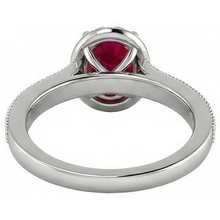 Afbeelding in Gallery-weergave laden, echte round robijn 4.60karaat ring op wit